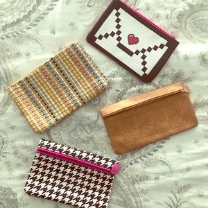 Bundle of 4 Ipsy Makeup Bags